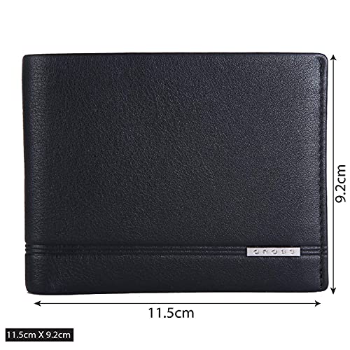Cross Black Men's Wallet Stylish Genuine Leather Wallets for Men Latest Gents Purse with Card Holder Compartment (AC018798_3-1) 3 51zRV2aFAUL