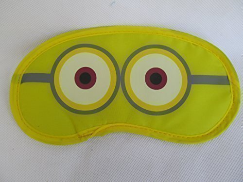 Fat-catz-copy-catz Quality Kids Adults Novelty Eye Sleeping Travel mask Cover Shade (Yellow Minions mask)