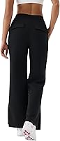 K-Swiss Women's Wide Leg Sweatpants - High Waisted Modal Lounge Pants with Pockets for Casual Comfort
