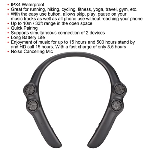 Auriculares inalámbricos SUNGOOYUE con Bluetooth 5.3 y cancelación de ruido miniatura 3