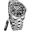 Silver Band ＆ Black Dial