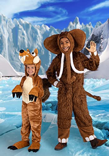 Disfraz infantil Scrat Ice Age con capucha y garras miniatura 3