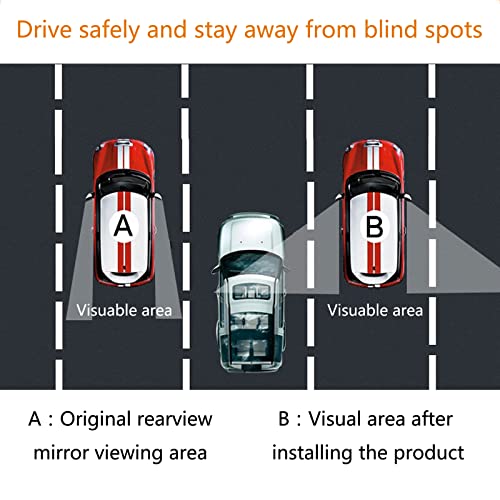 Bominton Blind Spot Mirrors, 2" Round Hd Glass Convex Rear View Mirror Exterior Accessories With Installation Kit For Cars Suv And Trucks, Pack Of 2 #TOP1
