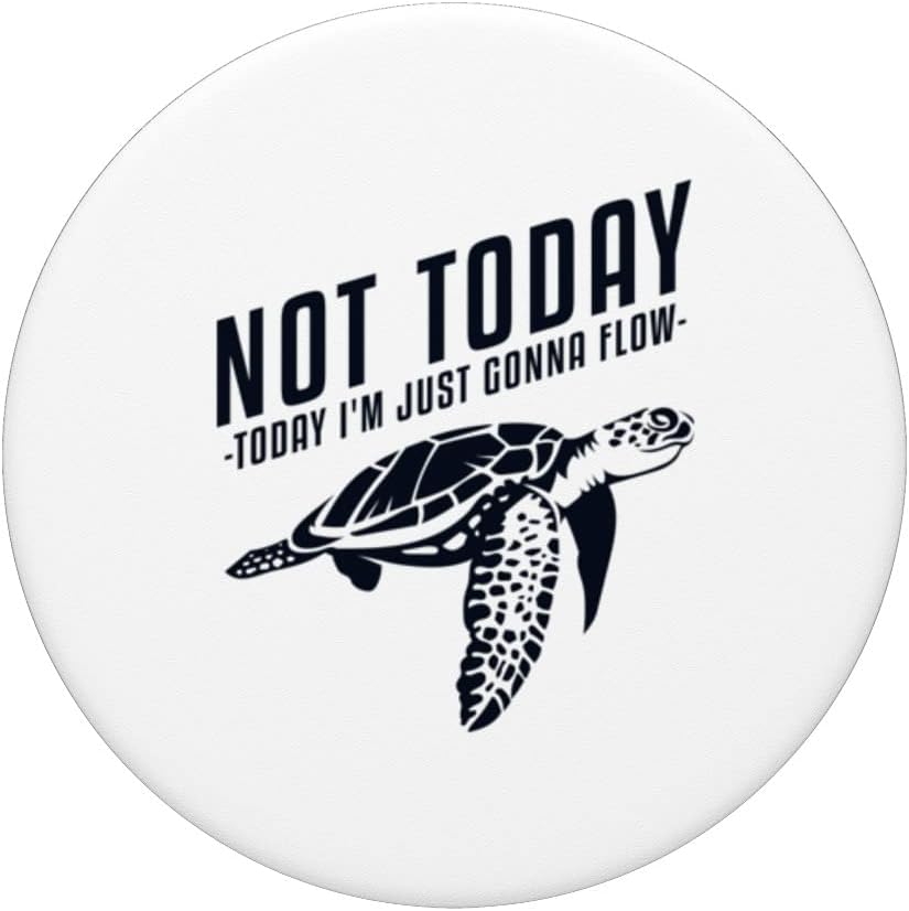 Not Today Alligator Snapping Red-Eared Slider Lover Turtle PopSockets Swappable PopGrip image 3