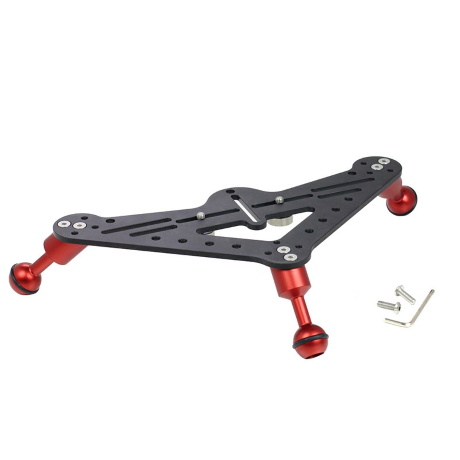 Stable Filming Underwater Camera Tray Adjustable Mount Points Diving Camera Tray Aluminum Alloy, Black Red|Cameras & Photo | Camera & Photo Accessories | Underwater Cases & Housings-picture-17