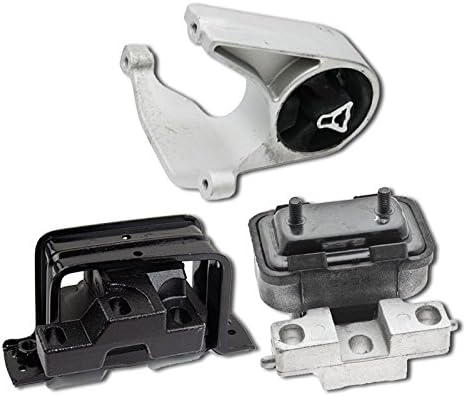 Compatible with 2001-2006 Chrysler Sebring/Dodge Stratus 2.4L 2.7L Motor & Transmission Mount 3pc : A2841 A3049 A2842 - K1161