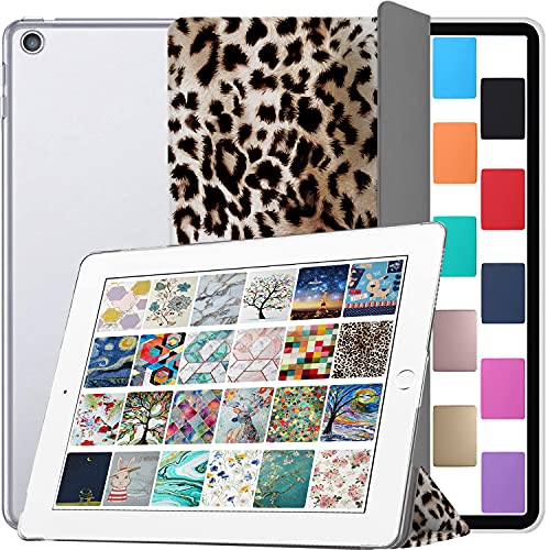 Image of DuraSafe Cases for iPad 7.9 Inch Mini 3 2 1 Generation [iPad mini 3rd 2nd 1st ] A1599 A1489 A1432 MGNV2HN /A MGYE2HN /A MGNR2HN /A ME277HN /A PrintediPad Cover Translucent Frosted Hard Back - Leopard