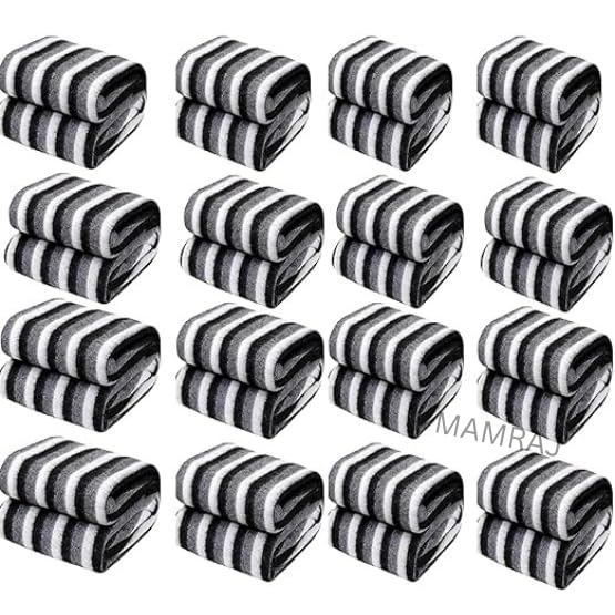 MAMRAJ Stylish Polar Striped Single Bed AC Fleece Wool Blanket - 58x88 Inch (Black and White) Skin Friendly. (Set of 15) (B0CPZH3TQN) Amazon Price History, Amazon Price Tracker