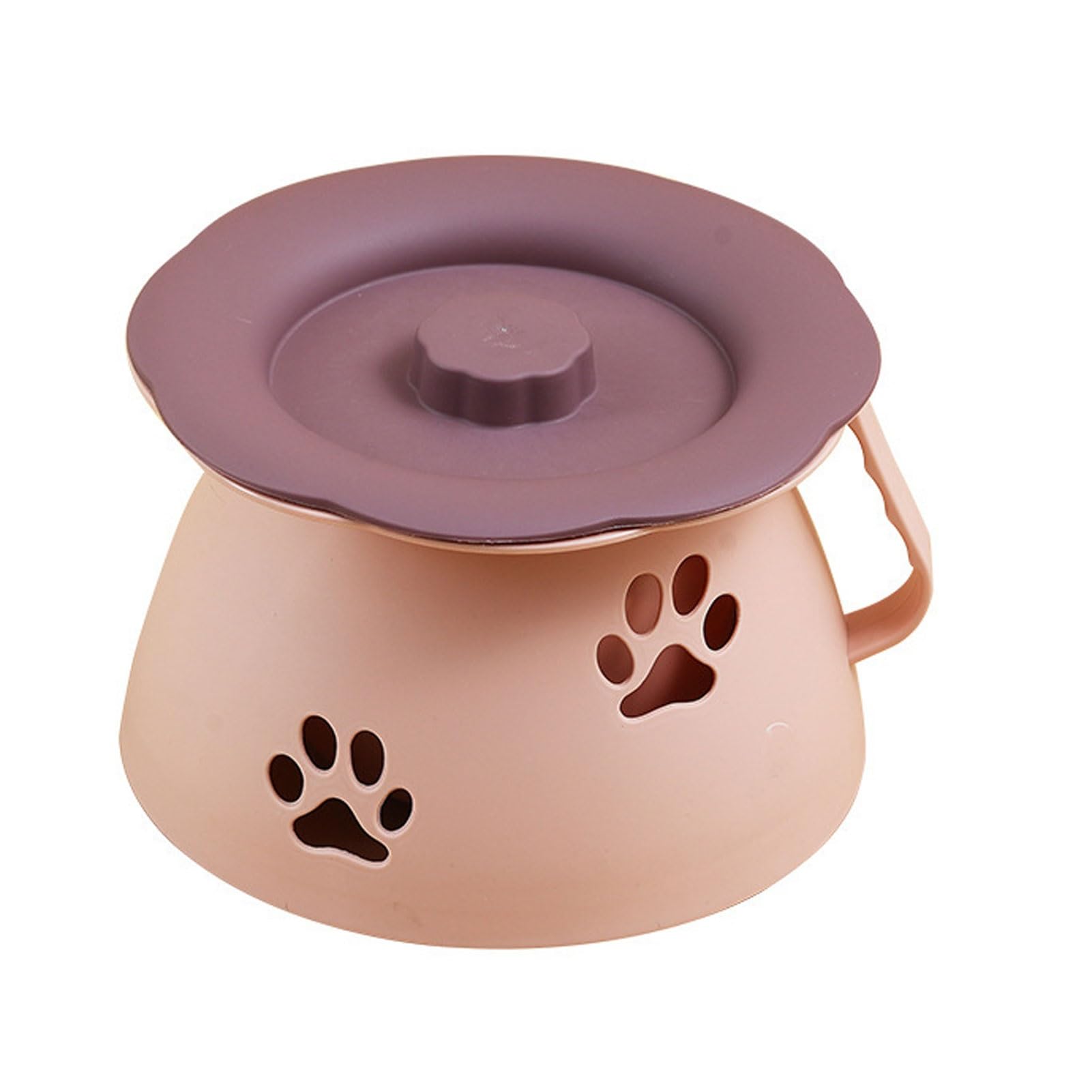 Shfohgkj Roze Chamber Pot,Urine Bucket, For Adults, Portable Toilets Bedpan With Lid And Handle, Spittoon Urinal Potty,Multifunctional Home(Roze)