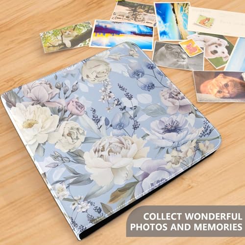 Álbum de Fotos Adhesivo DIY Cuero PU FLildon, 40 Páginas, 3 Anillas, 11.8 x 11.2 pulgadas miniatura 5