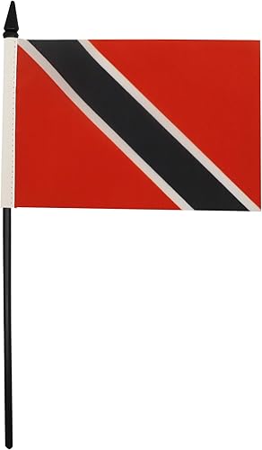 Miniatura 52 de Bandera de mesa Colombia 5'' x 8'' - Bandera de escritorio colombiana 8.3 x 5.5 in - Barra y base de plástico negro - AZ FLAG