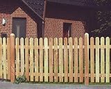 überaus witterungsbeständig Lattenzaun Lärche 180x120 Zaun Holz Holzzaun Gartenzaun Friesenzaun