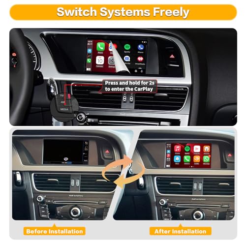 Kit Retrofit Carplay Inalámbrico para Audi A4/A5/Q5 MMI 2G miniatura 6