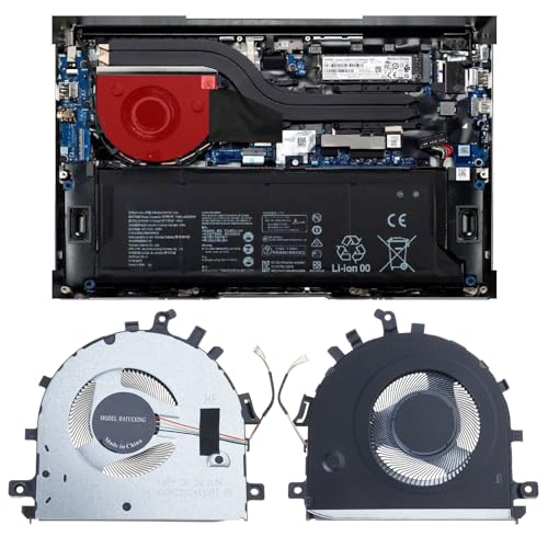 Ventilador de CPU MateBook D15 Bob-WAH9 WAH9P WAE9P accesorio de refrigeración 4 pines 2