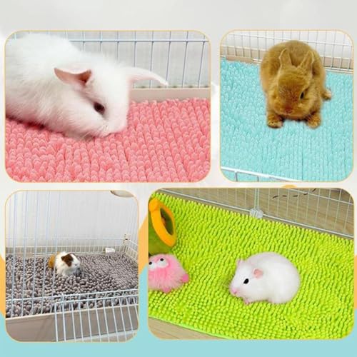 Tapis de cage hamster lavable en tissu absorbant et réutilisable - 6
