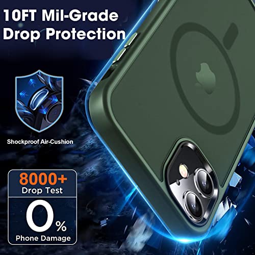 Image of MOCCA Magnetic Shockproof for iPhone 12 Case,Midnight Green