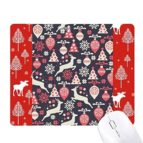 Sapin de noël en bois avec décors forêt et souris pour table