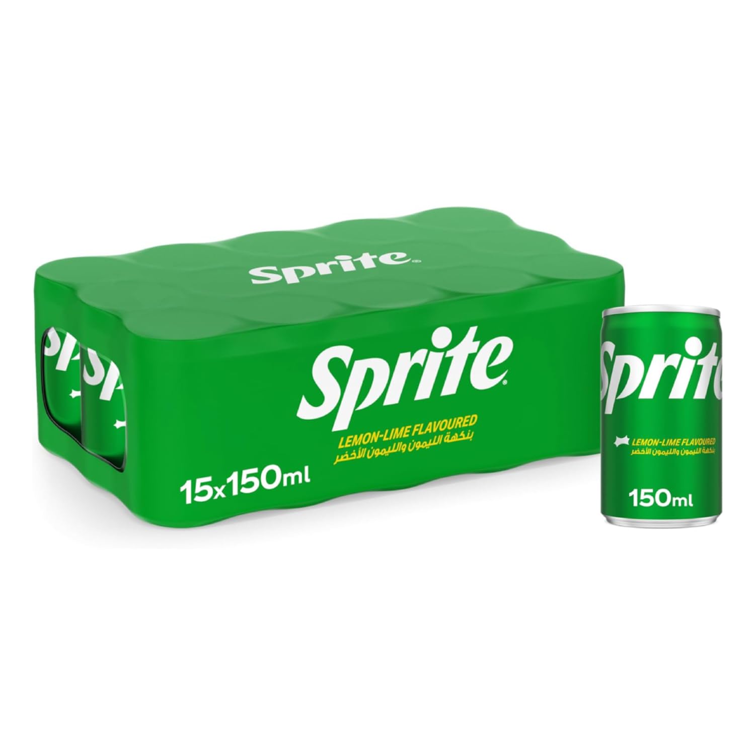 Sprite Lemon-Lime Can Value Pack, 15 x 150 ml