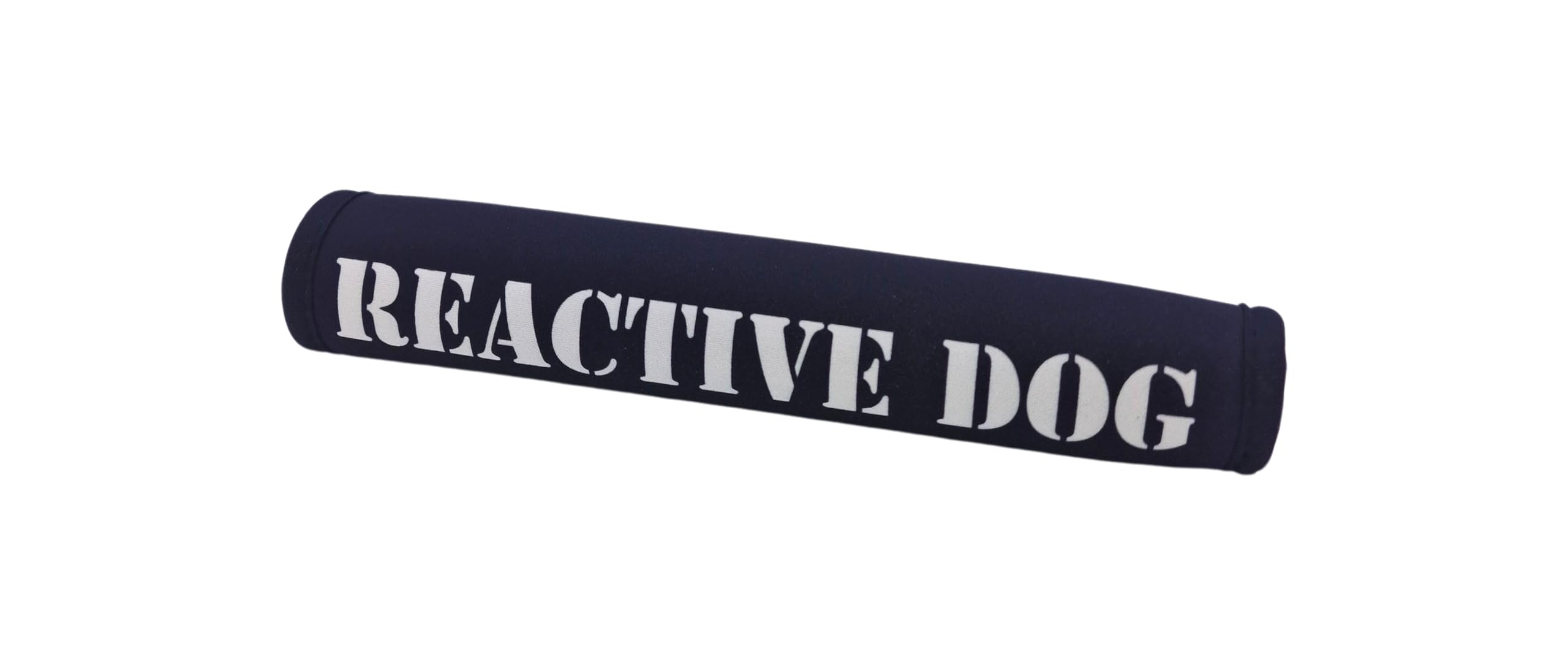 MD Gear Dog Lead Sleeve Friendly Reactive Assistance Dog In Training DO NOT PET Cover Soft Neoprene Leash Wrap (Black, REACTIVE DOG)