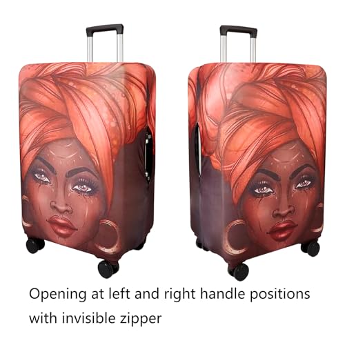 Image of WUJIAONIAO Travel Luggage Cover Baggage Suitcase Cover Protector Skins 18-32 Inch, Brown A10, S (for 18--20 inch luggage), Fashion