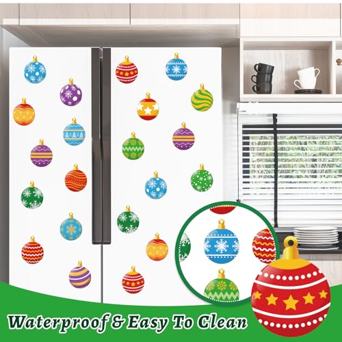 Imanes decorativos de Navidad para nevera, 16 piezas miniatura 4
