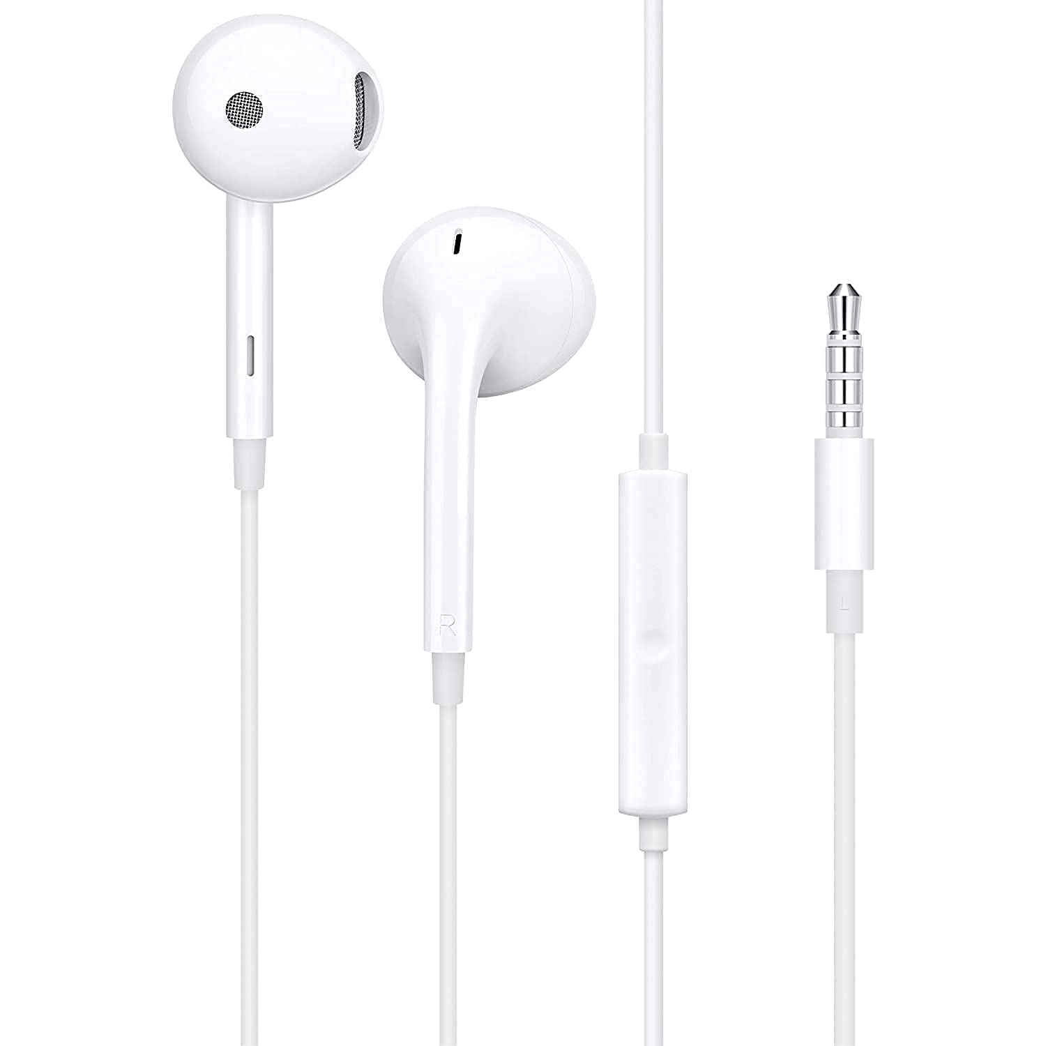 MEDANSH STORE Wired Earphones Compitable for Vivo Smartphones | Crystal Clear Sound with Built in Mic & Advanced Sound Drivers (White) (B0BSGZHX2L) Amazon Price History, Amazon Price Tracker