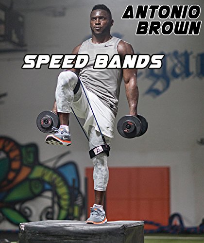 Speed Bands and Resistance Band for Leg Strength Power and Speed Training | for Advanced Athletes Looking to Increase Explosiveness and Agility | 2 Strong Blue Bands and Programme Included