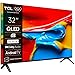 TCL 32V4C 32 Zoll HD Smart QLED Direct LED TV mit Android TV und HDR kompatibel mit Google Cast und Google Home Delgado Design