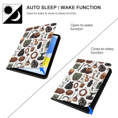 Housse de tablette fine avec veille auto pour iPad 10e génération 10.9 - 3