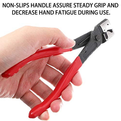 ULTECHNOVO Braçadeira de Mangueira Alicate Ferramenta de Reparo Faixa Plana Giratória para Remoção E