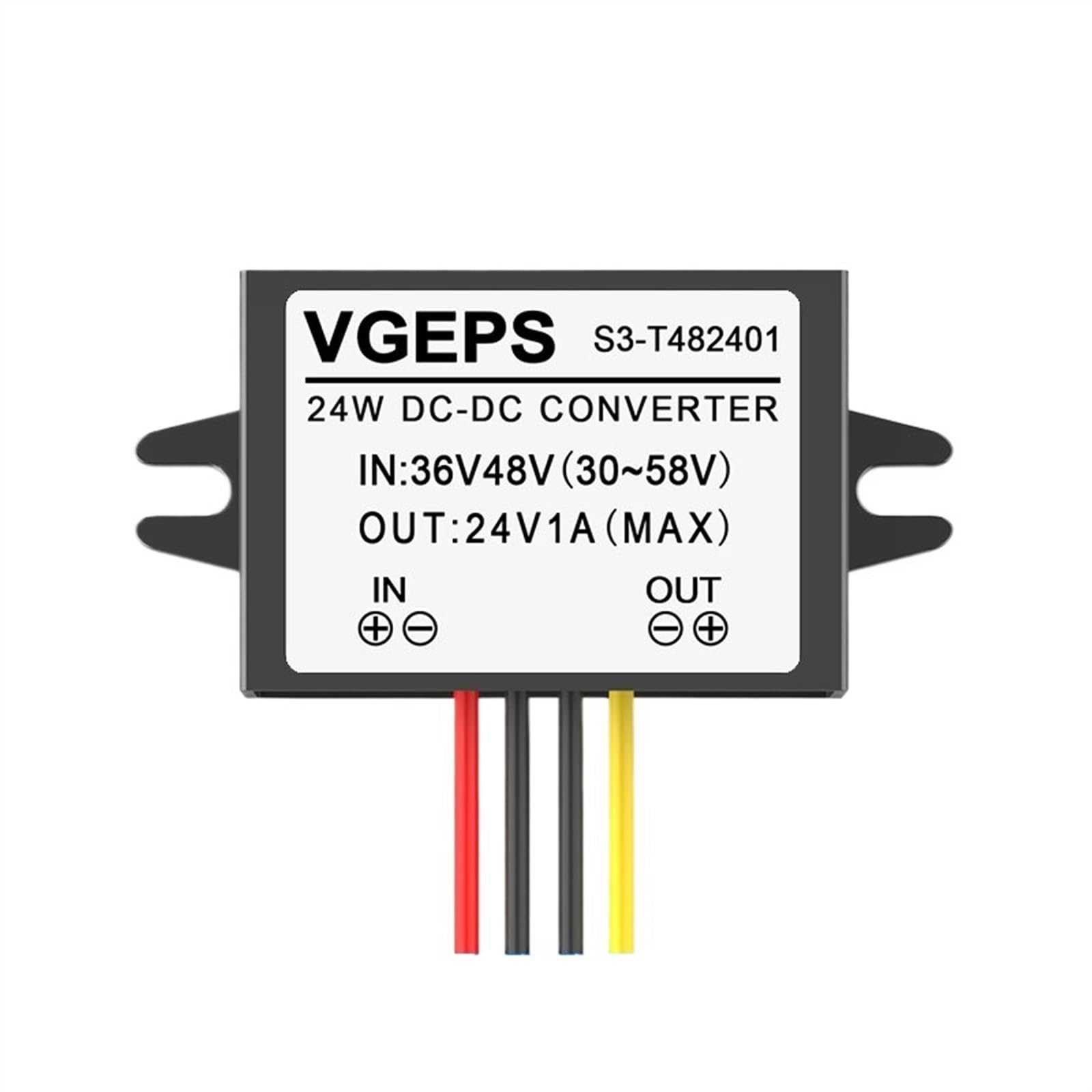 Modulo di alimentazione step-down da 36 V da 48 V a 24 V Trasformatore convertitore di alimentazione CC for veicoli da 48 V a 24 V(36V 48V to 24V 1A)