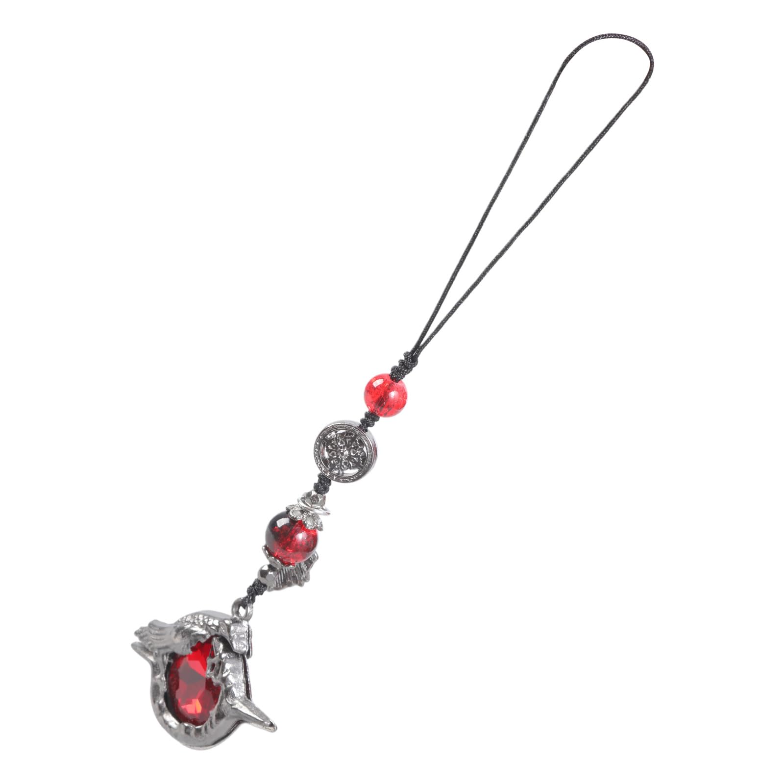 NEWFT Stylish Crow Themed Phone Chain Ornament Hanging Decoration Ideal For Trendsetters And Special Occasion Outfits