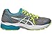 ASICS Women's Gel-Flux 3 Running Shoe, Titanium/White/Enamel Blue, 9 D US