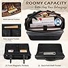RAINSMORE Messenger Bag PU Leather Laptop Bag 15.6 Inch Waterproof Briefcase for Men Work Satchel Bag Business Shoulder Bag for College Black #1