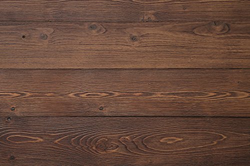 WoodyWalls Peel and Stick Wood Planks | Real Wood Wall Panels | Premium Set of 12 Wood Planks for Walls (19.5 sq. ft. per Box) Old Brown