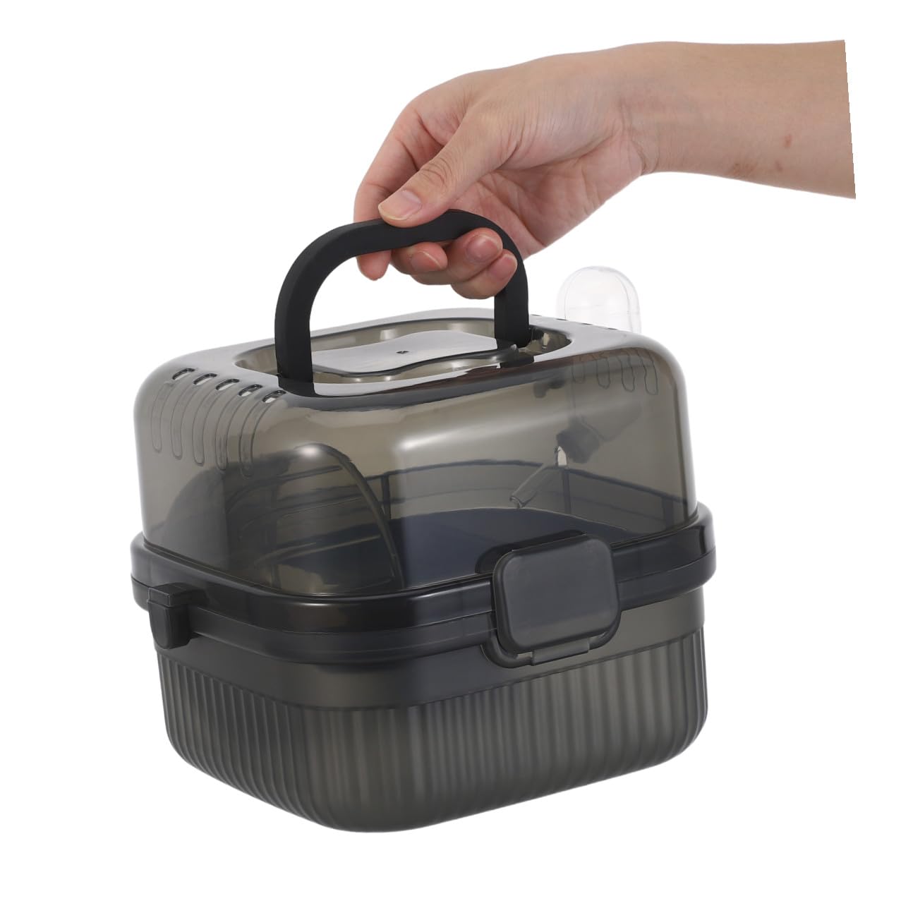 BESPORTBLE Trasportino Portatile per Piccoli Animali Gabbia da Viaggio Doppio Strato per Criceti Porcellini Furetti Custodia per Trasporto con Ventilazione