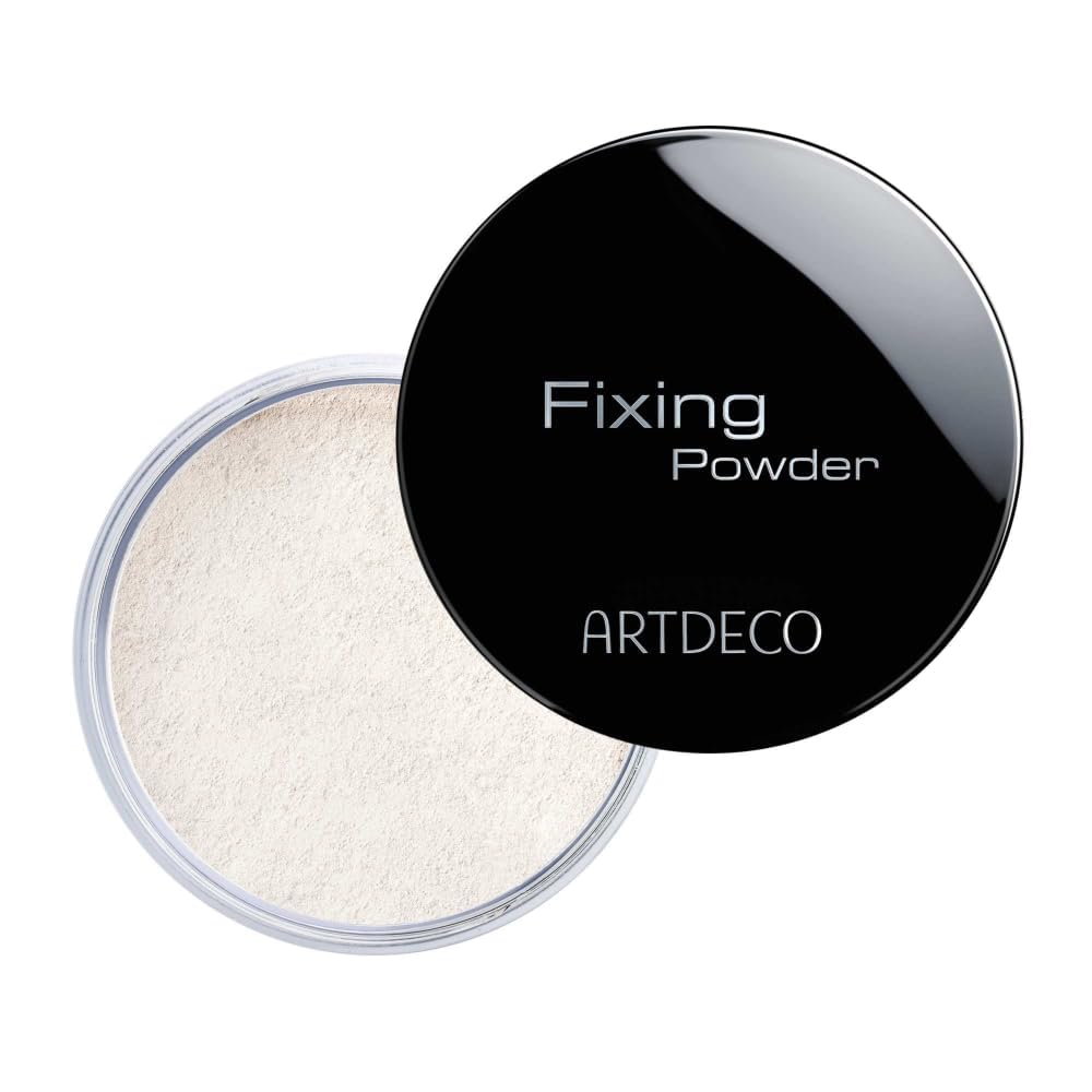 Fixing Powder - Waterproof Transparent Loose Setting Powder - Mattifies Makeup, Sets Cream Products - Ideal for Oily Skin - Dermatologically Approved – 0.35 Oz