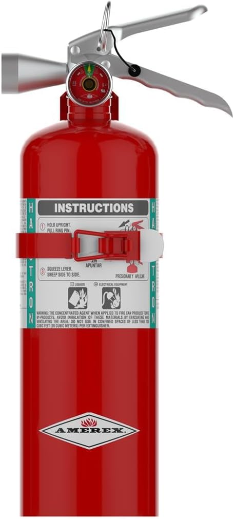 Amerex B386T Halotron I Class B:C (5 lb) Fire Extinguisher