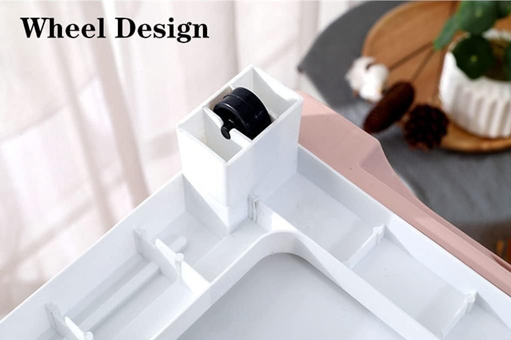 Casier de rangement rose de grande capacité pour armoire d'enfant, tiroirs en plastique multicouches pour salon, chambre à coucher et chambre d'enfant, 6 couches