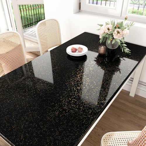 Couverture de comptoir adhésive marbre noir pour masquer les taches
