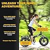 Auloor Folding Electric Bike for Adults,1000W Motor(1000W Peak),30MPH, 60Mile,48V 20AH Battery,20" Fat Tire Foldable Electric Bicycle,Commuter Beach Snow E-Bikes,7-Speed #5