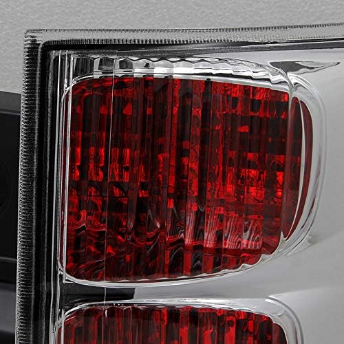 AKKON - For Chevy Equinox SUV Rear Red Clear Tail Light Tail Lamp Brake Lamp Passenger Right Side Replacement