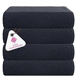 INGRÉDIENT : L'ensemble contient 4 grandes serviettes de bain de 27 x 55 pouces