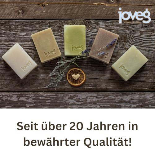 joveg® Hundeshampoo Pflege Seife - Sanfte Reinigung Fellpflege und Hautpflege für Hunde - Wirkt rückfettend und schützt die Haut vor Austrocknung - Made in Germany, Handgemacht, 100g