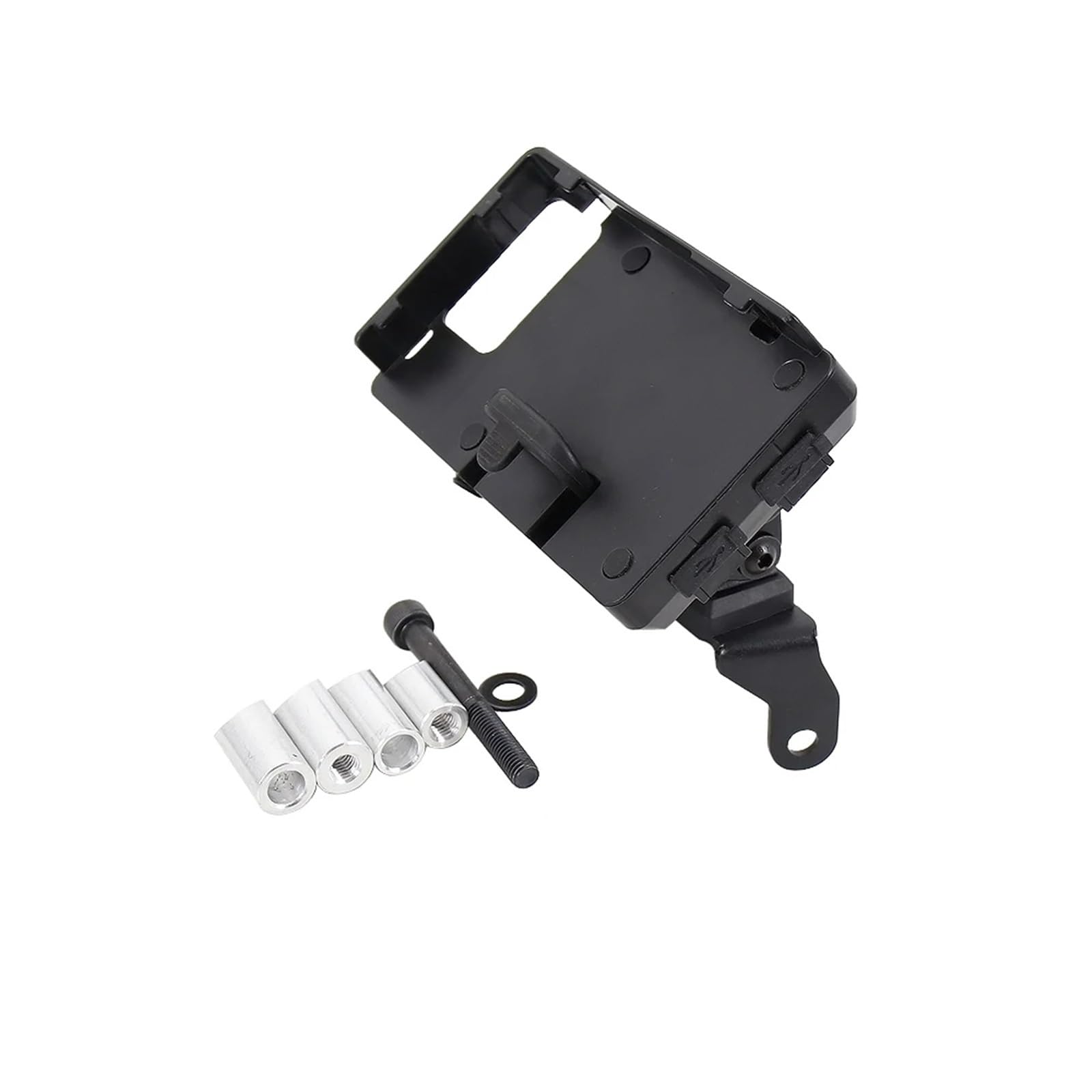 Support Telephone Velo pour BMW F800S K1200R Sport K1300R 2005-2016 Support Navigation Navigateur GPS Support Téléphone Charge USB Moto Telephone Moto Rotation(B)