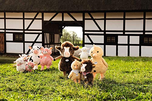 Steiff Happy Farm Cowaloo Kuh - 35 cm - Kuscheltier für Kinder - Plüschkuh - weich & waschbar - weiß/schwarz gefleckt… – Bild 5