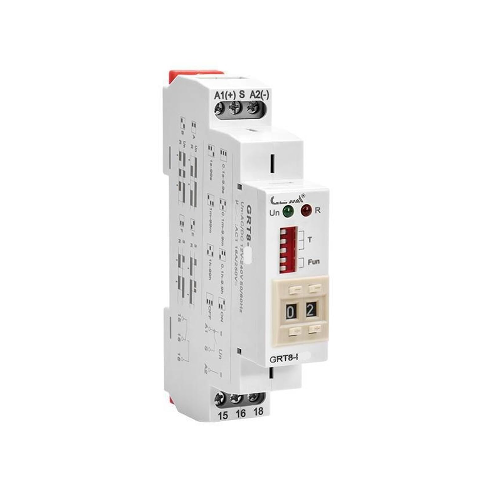 Relais de retard GRT8-K1 élimine les surcharges au démarrage sous tension AC 220V dc24V