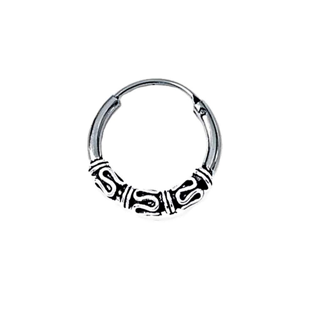 Esclusivi Orecchini Creole In Argento 925 Con Topazio Lunare Da 3,9