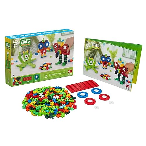 Plus-Plus 9603907 Ingenious Construction Toy, Learn to Build, Aliens & Monsters, Creative Building Blocks, 245 Pieces - Image 2