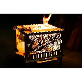 カープ焚き火台（カマド型）限定50点完売品！ Amazon.co.jp: カープ焚火台（カマド型）！限定50個完売品